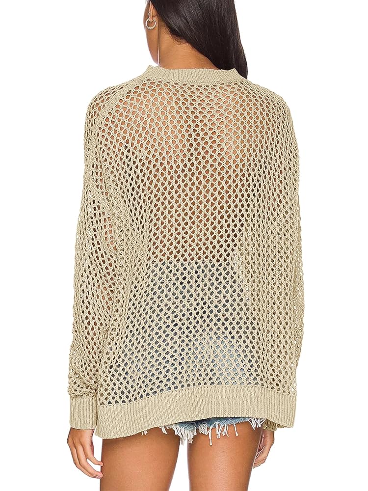 トップス Eaphi FRONT HOLE SUMMER KNIT Eaphi] front hole summer knit beige - メルカリ